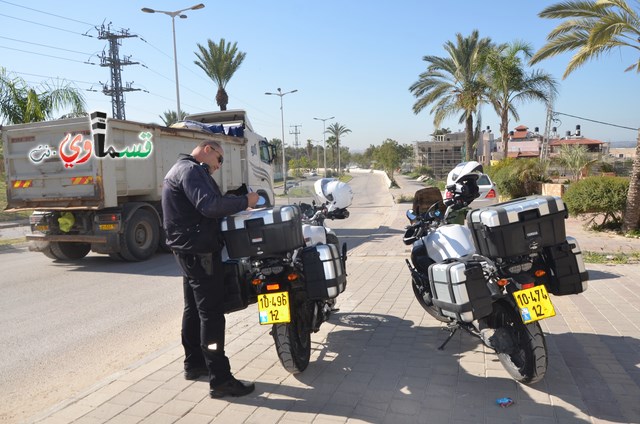 كفر قاسم والوسط العربي : انتهى الـ חורף وما زالت الشرطة ووزراة الموصلات تفعل  בדיקה חורף  وبالاضافة تخرج العديد من المخالفات 